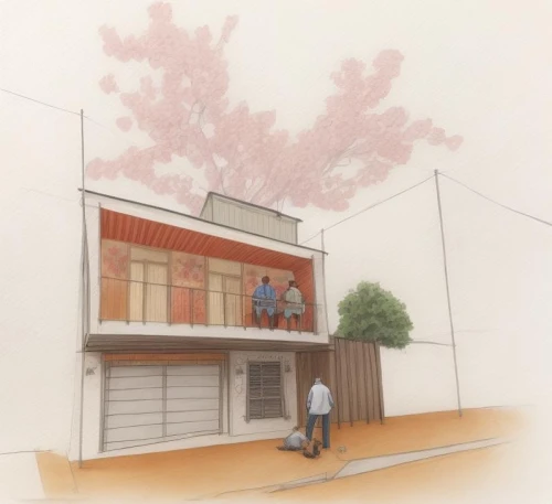 house drawing,small house,house painting,store fronts,facade painting,japanese architecture,corner flowers,3d rendering,render,little house,takato cherry blossoms,frame house,house,house shape,house silhouette,store front,apartment house,exterior decoration,convenience store,awning,Common,Common,None