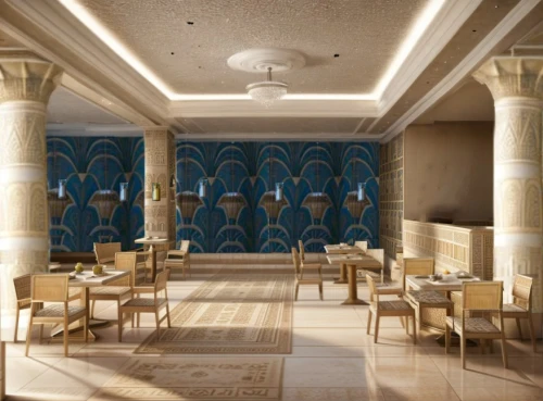 art deco,hotel lobby,largest hotel in dubai,jumeirah beach hotel,lobby,dragon palace hotel,luxury hotel,breakfast room,hotel hall,hotel riviera,oria hotel,emirates palace hotel,the cairo,jumeirah,3d rendering,casa fuster hotel,interior decoration,dining room,qasr al watan,ballroom