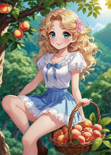 acerola,girl picking apples,picking apple,apple orchard,apple harvest,apple tree,darjeeling,apple trees,orchard,apple blossoms,apple plantation,apple picking,apple mountain,jessamine,woman eating apple,apples,peach tree,guava,vineyard peach,basket of apples,Illustration,American Style,American Style 05