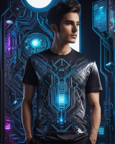 biomechanical,circuitry,cybernetics,sience fiction,fractal design,circuit board,cyber,wearables,electronic music,print on t-shirt,sci fiction illustration,shaper,3d man,electronic,robotic,sci fi,science fiction,cyberspace,t-shirt printing,cyborg,Photography,Fashion Photography,Fashion Photography 08