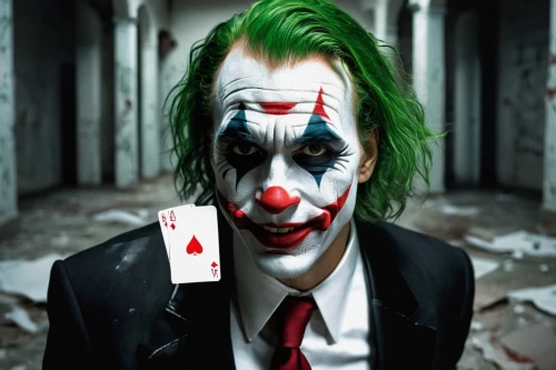 joker,jigsaw,it,poker,ledger,dice poker,greed,gambler,photoshop manipulation,scary clown,trickster,clown,creepy clown,magic tricks,play cards,magician,riddler,supervillain,playing card,ace,Photography,Artistic Photography,Artistic Photography 06