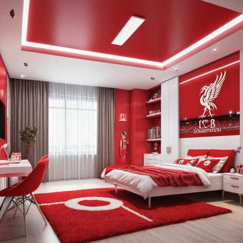 sleeping room,red milan,great room,interior decoration,modern room,interior design,red wall,room newborn,modern decor,kids room,loft,baby room,interior modern design,danish room,home interior,children's bedroom,contemporary decor,bedroom,penthouse apartment,ornate room,Photography,General,Realistic