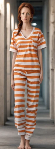 children is clothing,one-piece garment,plus-size model,infant bodysuit,baby & toddler clothing,it,pumuckl,horizontal stripes,plus-size,orange,prisoner,dwarf sundheim,dwarf,onesie,girl in overalls,raggedy ann,plus-sized,fat,murcott orange,auschwitz 1,Photography,Cinematic