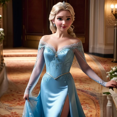 elsa,ball gown,princess sofia,cinderella,the snow queen,princess anna,rapunzel,suit of the snow maiden,a princess,quinceanera dresses,princess,strapless dress,disney character,debutante,ice princess,frozen,disney rose,white rose snow queen,a girl in a dress,bodice,Photography,General,Cinematic
