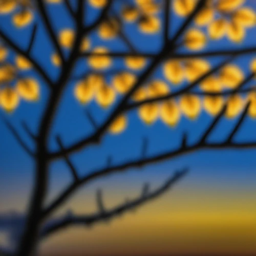 background bokeh,dusk background,forsythia,deciduous tree,tree silhouette,flower in sunset,tree leaves,flourishing tree,bokeh pattern,banner,bare tree,spring leaf background,sunburst background,ornamental tree,yellow sky,abstract backgrounds,tree branches,deciduous trees,deciduous,fir tree silhouette,Illustration,Realistic Fantasy,Realistic Fantasy 03