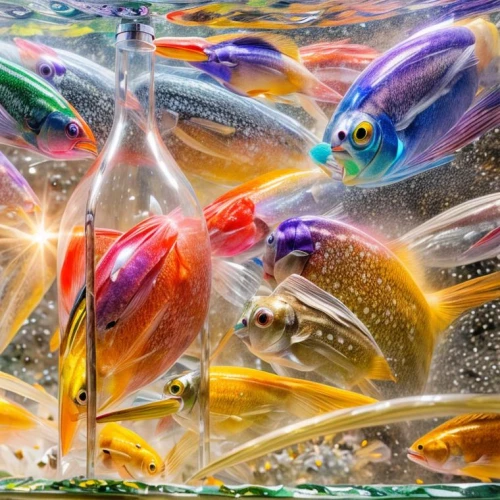 fish in water,colorful water,colorful glass,ornamental fish,school of fish,glass painting,fish supply,fish pictures,fishes,fish collage,rainbow trout,fighting fish,beautiful fish,freshwater fish,acquarium,feeder fish,trout breeding,fish tank,art soap,the river's fish and