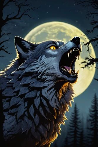 howling wolf,werewolf,werewolves,wolf hunting,constellation wolf,wolves,wolf,howl,gray wolf,full moon,wolfman,full moon day,wolf down,european wolf,two wolves,wolfdog,wolf's milk,blue moon,the wolf pit,canis lupus,Illustration,Children,Children 05