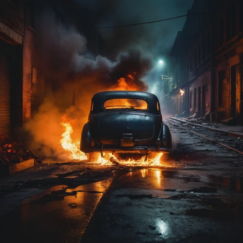 burnout fire,burnout,volvo amazon,sweden fire,car wrecked,volvo 164,fiat 518,the conflagration,porsche 911,fiat 500,fiat500,accident car,city in flames,apocalypse,vehicle wreck,volvo,arson,abandoned car,the wreck of the car,car accident,Illustration,Retro,Retro 05