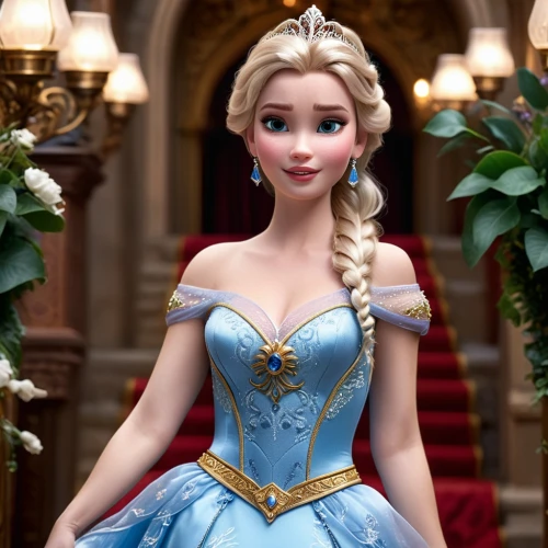 elsa,princess sofia,princess anna,cinderella,rapunzel,disney character,princess,tiana,ball gown,fairy tale character,female doll,barbie doll,the snow queen,disney rose,doll dress,a princess,doll's facial features,disney,dress doll,ice princess,Photography,General,Cinematic