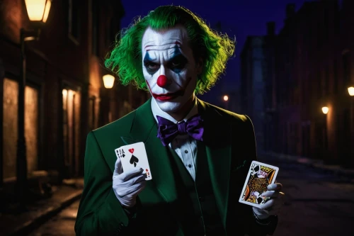 joker,poker,ledger,magician,it,dice poker,magic tricks,riddler,gambler,play cards,collectible card game,card game,playing cards,card games,photoshop manipulation,playing card,poker set,ringmaster,greed,comedy and tragedy,Conceptual Art,Daily,Daily 22