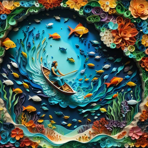 coral reef,under the sea,ocean underwater,ocean floor,underwater landscape,underwater background,ocean paradise,koi pond,underwater oasis,under sea,koi fish,fish in water,underwater world,sea-life,under the water,underwater playground,coral fish,blue planet,ocean pollution,aquarium,Unique,Paper Cuts,Paper Cuts 01