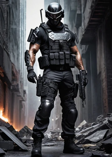 ballistic vest,swat,mercenary,enforcer,bane,special forces,eod,shooter game,policeman,grenadier,steel helmet,sledge,bodyworn,dissipator,action film,security concept,gorilla soldier,spartan,war zone,fuze,Conceptual Art,Fantasy,Fantasy 03