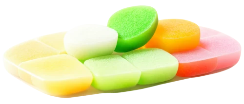 bar soap,gummi candy,gelatin,blancmange,gelatin dessert,chewing gum,drug marshmallow,cream slices,gummies,frozen vegetables,sugar cubes,gum,novelty sweets,surfboard wax,fruit slices,neon candy corns,fruit gum,earplug,foamed sugar products,fruit snack,Illustration,Retro,Retro 15