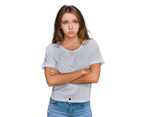 girl in t-shirt,girl on a white background,isolated t-shirt,long-sleeved t-shirt,women's clothing,women clothes,girl with cloth,cotton top,girl in a long,white shirt,tshirt,girl in cloth,female model,torn shirt,undershirt,t-shirt,girl sitting,bermuda shorts,ladies clothes,worried girl,Conceptual Art,Daily,Daily 06