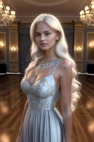 celtic woman,bridal clothing,blonde in wedding dress,silver wedding,fantasy woman,pearl necklace,bridal dress,wedding dress,realdoll,cinderella,white rose snow queen,wedding dresses,ice queen,rapunzel,bridal jewelry,bridal veil,bridal,celtic queen,miss circassian,elsa,Female,South Africans,Straight hair,Youth adult,M,Confidence,Underwear,Outdoor,Forest