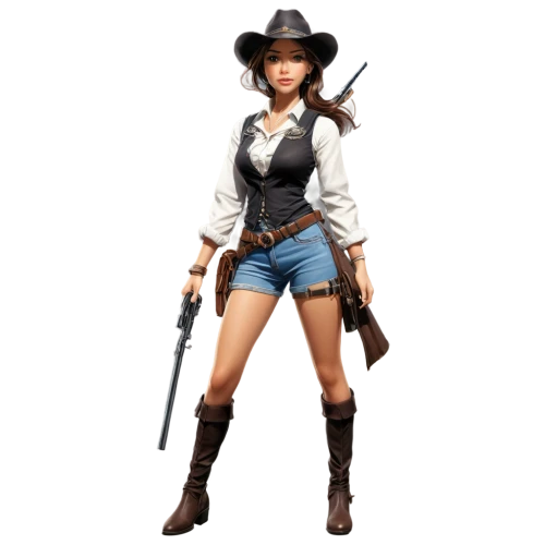 cowgirl,western,sheriff,lara,countrygirl,gunfighter,cowboy bone,cowgirls,wild west,action figure,western riding,model train figure,girl with gun,country-western dance,collectible action figures,girl with a gun,actionfigure,game figure,cowboy,woman holding gun,Anime,Anime,Traditional