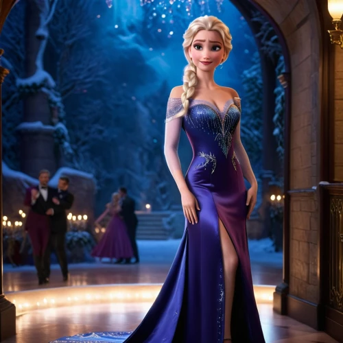 elsa,rapunzel,the snow queen,princess anna,princess sofia,frozen,cinderella,ice princess,violet head elf,ball gown,tangled,ice queen,tiana,disney character,white rose snow queen,suit of the snow maiden,purple dress,la violetta,queen of the night,winter dress,Photography,General,Cinematic