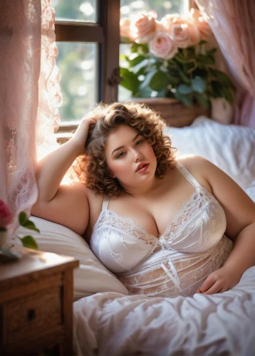 woman on bed,girl in bed,plus-size model,romantic portrait,woman laying down,nightgown,portrait photography,vintage woman,wedding photography,plus-size,passion photography,relaxed young girl,bed linen,vintage angel,portrait photographers,the sleeping rose,bridal clothing,the girl in nightie,la nascita di venere,vintage women,Art,Classical Oil Painting,Classical Oil Painting 29