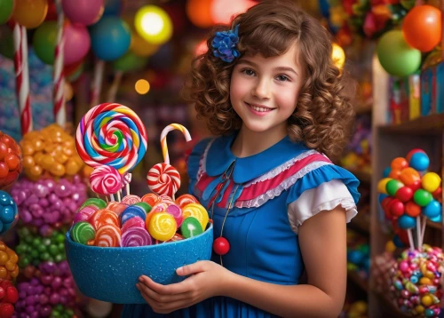 little girl with balloons,candy cauldron,candies,colorful balloons,candy,confectionery,candy island girl,rainbow color balloons,shirley temple,lollipops,candy store,confection,candy crush,children's birthday,children's background,sugar candy,candy shop,food additive,kids party,confectioner,Illustration,Paper based,Paper Based 26