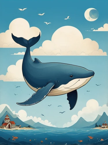 blue whale,whale,little whale,pot whale,baby whale,dolphin background,whales,humpback whale,cetacean,killer whale,orca,cetacea,giant dolphin,pilot whale,whale fluke,dusky dolphin,porpoise,whale cow,bottlenose dolphin,bottlenose,Illustration,Children,Children 04