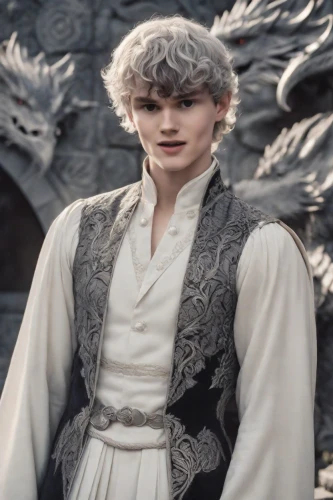 shuanghuan noble,bran,male elf,cullen skink,suit of the snow maiden,imperial coat,white rose snow queen,dragon li,white ling,eternal snow,male character,father frost,htt pléthore,jon boat,dumpling,whitey,guilinggao,botargo,kings landing,jeongol,Photography,Cinematic
