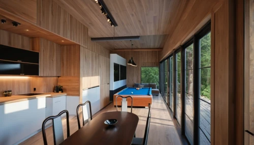 inverted cottage,wooden sauna,modern kitchen,timber house,wooden windows,modern kitchen interior,sliding door,kitchen design,small cabin,wood window,dunes house,cabin,kitchen interior,cubic house,wooden house,folding roof,archidaily,interior modern design,western yellow pine,dark cabinetry,Photography,General,Realistic