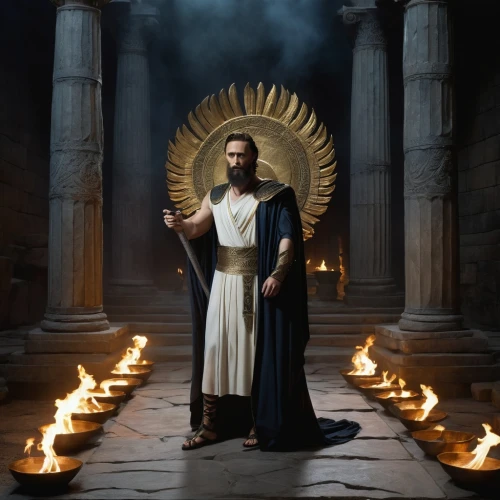 benediction of god the father,zoroastrian novruz,carmelite order,biblical narrative characters,torch-bearer,archimandrite,digital compositing,son of god,easter vigil,king david,the order of cistercians,the death of socrates,twelve apostle,paganism,the abbot of olib,eucharistic,jesus christ and the cross,jesus figure,christ feast,sacred art,Art,Artistic Painting,Artistic Painting 02