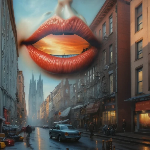 world digital painting,photomanipulation,art painting,oil painting on canvas,surrealism,fantasy picture,surrealistic,kiss,photo manipulation,girl kiss,photoshop manipulation,fantasy art,street artist,digital painting,liptauer,chalk drawing,airbrushed,photo painting,city scape,image manipulation,Photography,General,Realistic
