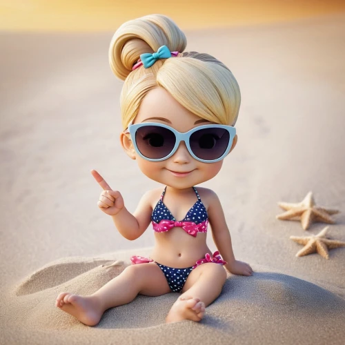 the beach pearl,summer background,summer clip art,summer feeling,beach background,cute cartoon image,cute cartoon character,summer icons,summer holidays,two piece swimwear,summer items,relaxed young girl,playing in the sand,cool blonde,dream beach,beach toy,girl on the dune,3d model,blond girl,kewpie dolls,Photography,Documentary Photography,Documentary Photography 26