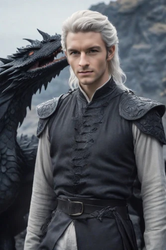 male elf,black dragon,witcher,griffin,dragons,cullen skink,eternal snow,corvin,vax figure,dragon li,king of the ravens,dragon slayer,heroic fantasy,dragon,smouldering torches,wyrm,prince of wales feathers,dragon fire,silver fox,dragon of earth,Photography,Cinematic