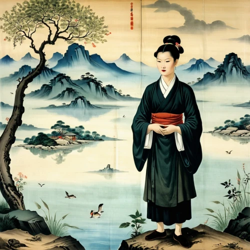 luo han guo,yi sun sin,xing yi quan,tai qi,oriental painting,chinese art,han bok,junshan yinzhen,yangqin,zhajiangmian,bodhisattva,shuanghuan noble,choi kwang-do,rou jia mo,haidong gumdo,t'ai chi ch'uan,tong sui,hwachae,khokhloma painting,xuan lian,Art,Artistic Painting,Artistic Painting 01