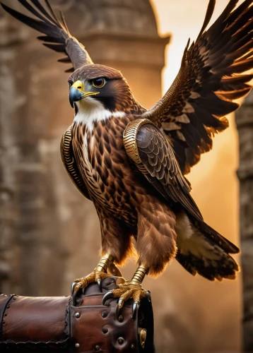 falconry,hawk animal,bird of prey,fishing hawk,lanner falcon,harris hawk,falconiformes,military raptor,falcon,hawk,hawk - bird,bird bird-of-prey,puy du fou,saker falcon,falconer,red tail hawk,harris's hawk,king buzzard,aplomado falcon,changeable hawk-eagle,Illustration,Realistic Fantasy,Realistic Fantasy 13