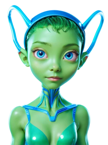 green skin,elf,violet head elf,pixie,3d model,goblin,green aurora,imp,3d figure,cgi,pixie-bob,male elf,aaa,woman frog,3d rendered,fae,green,female doll,elves,avatar,Illustration,Japanese style,Japanese Style 02