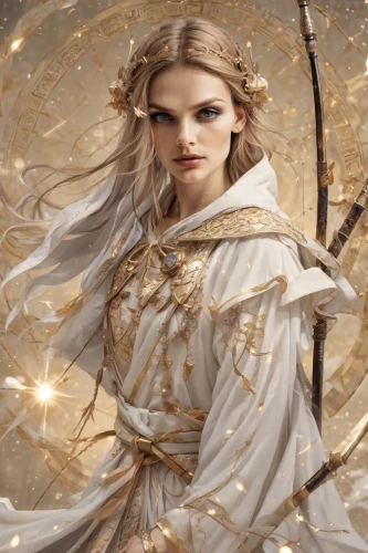 fantasy portrait,faery,the snow queen,faerie,zodiac sign libra,sorceress,jessamine,mystical portrait of a girl,white rose snow queen,gold filigree,elven,fairy tale character,mary-gold,the enchantress,fantasy art,priestess,fairy queen,fantasy picture,fantasy woman,suit of the snow maiden