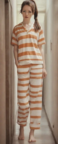 prisoner,prison,arbitrary confinement,in custody,horizontal stripes,onesie,stripped leggings,mime,auschwitz 1,fatayer,greek in a circle,png transparent,pajamas,pjs,scared woman,greek,pregnant woman,one-piece garment,halloween costume,barred,Photography,Analog