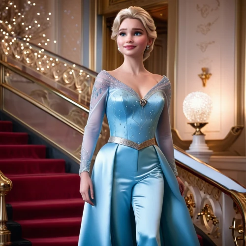 elsa,cinderella,princess sofia,rapunzel,the snow queen,a princess,tiana,suit of the snow maiden,ball gown,disney character,white rose snow queen,female hollywood actress,disney rose,frozen,elegant,bodice,vanity fair,queen,ice princess,ice queen,Photography,General,Cinematic