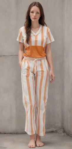 jumpsuit,one-piece garment,cloth doll,orange,infant bodysuit,murcott orange,wooden doll,yellow jumpsuit,girl in overalls,prisoner,painter doll,female doll,carrot print,garment,girl in cloth,girl with cloth,apricot,children is clothing,straw doll,peach color,Digital Art,Classicism