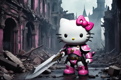 cat warrior,pink cat,the pink panter,doll cat,armored animal,knight armor,knight,game art,armored,lone warrior,fantasy warrior,metal toys,cartoon cat,huntress,streampunk,crusader,prowl,defective protector,patrols,action-adventure game,Art,Artistic Painting,Artistic Painting 29