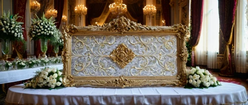 wedding decoration,gold stucco frame,bernini altar,altar of the fatherland,decorative frame,interior decor,wedding frame,altar,interior decoration,wedding decorations,corinthian order,greek orthodox,fire screen,royal tombs,the throne,royal interior,rococo,romanian orthodox,golden weddings,lectern,Photography,General,Fantasy