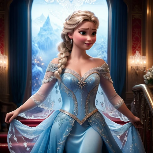 elsa,princess sofia,the snow queen,princess anna,rapunzel,suit of the snow maiden,cinderella,fairy tale character,white rose snow queen,princess,disney character,ice princess,frozen,ice queen,ball gown,a princess,tiana,snow white,disney,fairytale characters,Photography,General,Cinematic