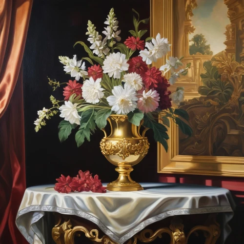 floral arrangement,flower vase,vase,funeral urns,centrepiece,flower arrangement,floral composition,flower arrangement lying,still life of spring,floral ornament,baroque,flower painting,carnations arrangement,flower arranging,flower of the passion,floral decorations,still-life,corner flowers,splendor of flowers,still life elegant,Conceptual Art,Fantasy,Fantasy 20