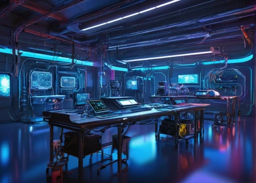 sci fi surgery room,computer room,ufo interior,laboratory,the server room,research station,aqua studio,chemical laboratory,computer workstation,modern office,scifi,neon human resources,study room,sci - fi,sci-fi,nightclub,lab,cyberpunk,engine room,working space,Conceptual Art,Daily,Daily 12