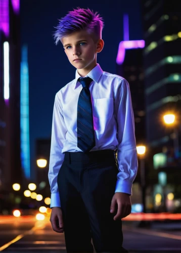 formal guy,boys fashion,child model,boy model,young model,ceo,businessman,pink tie,necktie,cute tie,tie,purple background,men's suit,white-collar worker,photo session at night,dark suit,suit actor,suit trousers,purple,kid hero,Photography,Documentary Photography,Documentary Photography 29