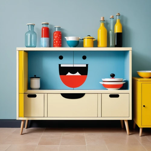 kitchen cart,kitchen cabinet,vintage kitchen,sideboard,storage cabinet,kitchenware,kitchenette,kitchen design,kitchen shop,kids room,baby changing chest of drawers,dish storage,boy's room picture,kitchen counter,plate shelf,cabinets,dresser,metal cabinet,cupboard,children's room,Illustration,Vector,Vector 12