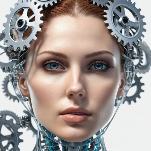 biomechanical,cybernetics,cybernetically,cybernetic,transhuman,transhumanism,mechanizing,reprogramming,head woman,clockwork,mechanoid,wetware,mechanize,automating,steampunk gears,watchmaker,cogs,automaton,image manipulation,positronic,Photography,General,Realistic