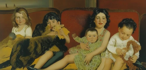 khnopff,mother with children,the mother and children,kisling,mother and children,symons,meninas,rockwell,vettriano,figgis,arhats,muyres,maidservants,guccione,gurlitt,muharem,toorop,currin,woman sitting,amorsolo,Art,Artistic Painting,Artistic Painting 20