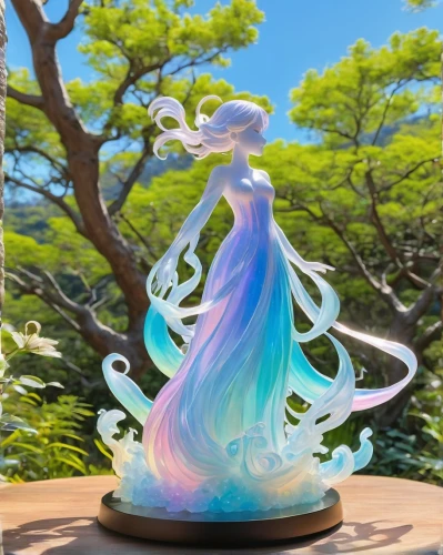 sylphs,mermaid silhouette,smoke art,mother earth statue,fairy peacock,magical pot,suicune,bubble mist,magical,3d fantasy,swirling,windbloom,elementals,fairy penguin,wisp,coral swirl,dolphin fountain,dragonair,fantasia,smoke dancer,Illustration,Japanese style,Japanese Style 19