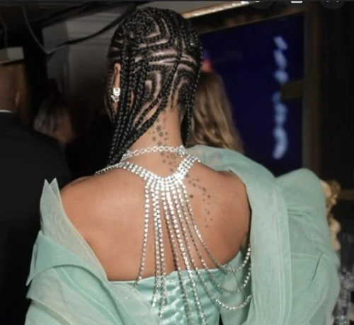 cornrows,sigourney weave,braids,braided,macrame,back of head,braid,twists,girl in a long dress from the back,snake skin,braiding,shoulder length,alligator clip,connective back,girl from the back,weave,french braid,dreadlocks,bobby pin,embellished