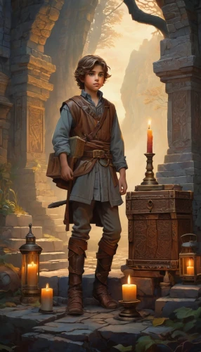 gavroche,pilgrim,troubador,blacksmith,kadyr,innkeeper,troubadour,merchant,candlemaker,kinkade,dwarf sundheim,scanlan,game illustration,guybrush,halfling,gwent,alisdair,shipwright,vendor,scholar,Art,Artistic Painting,Artistic Painting 45