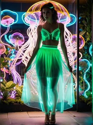 neon body painting,neon light,light paint,neon lights,hula,light painting,lightpainting,florescent,bioluminescent,neon ghosts,fluorescence,flourescent,drawing with light,electroluminescent,neon tea,neon,glows,light drawing,fluoresce,light graffiti,Illustration,Realistic Fantasy,Realistic Fantasy 10